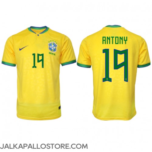 Brasilia Antony #19 Kotipaita MM-kisat 2022 Lyhythihainen